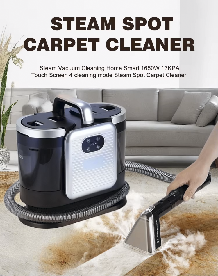Steam Spot Cleaner & Fabric Washing Vacuum 1650W by BLEU  Steam Cleaner SASKA Trading