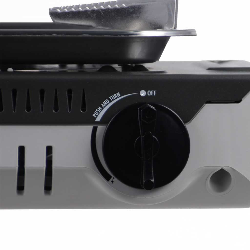 Camping Gas Stove 2400W with Cartridge, Adapter & Carry Case All-in-One