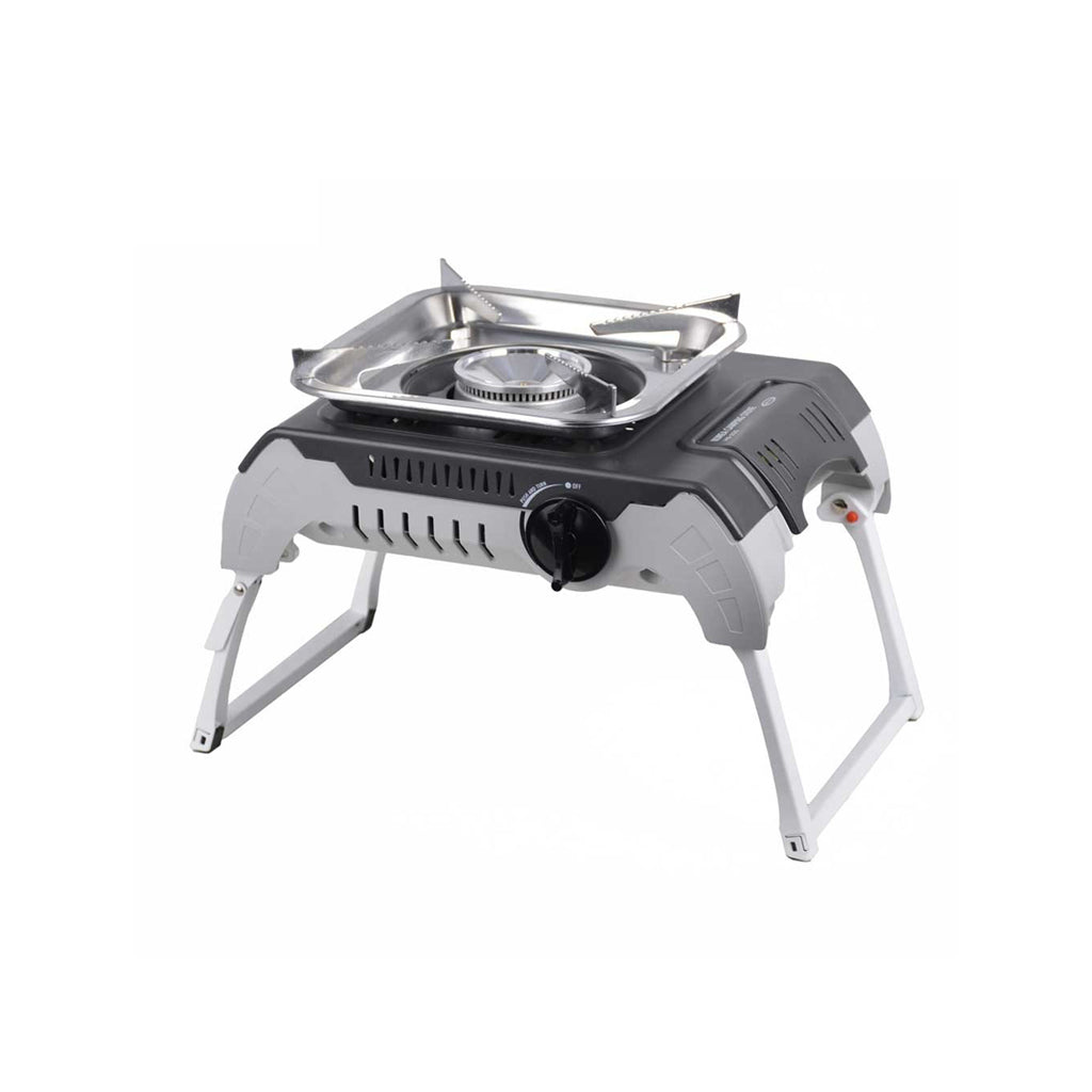 Camping Gas Stove 2400W with Cartridge, Adapter & Carry Case All-in-One