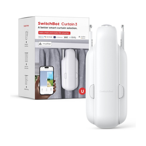 Curtain 3 U Rail- Smart Automatic Curtain Opener by SwitchBot | Smart Accessories | SASKA Trading