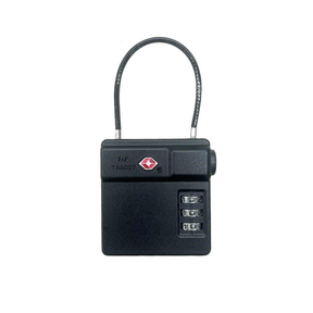 TSA Custom Lock – Smart Luggage Lock with AirTag Holder & GPS Compatibility by Micflip | Find My Locator | SASKA Trading