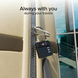 TSA Custom Lock – Smart Luggage Lock with AirTag Holder & GPS Compatibility by Micflip