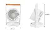  Tabletop Air Circulator Fan with Night Light - SASKA