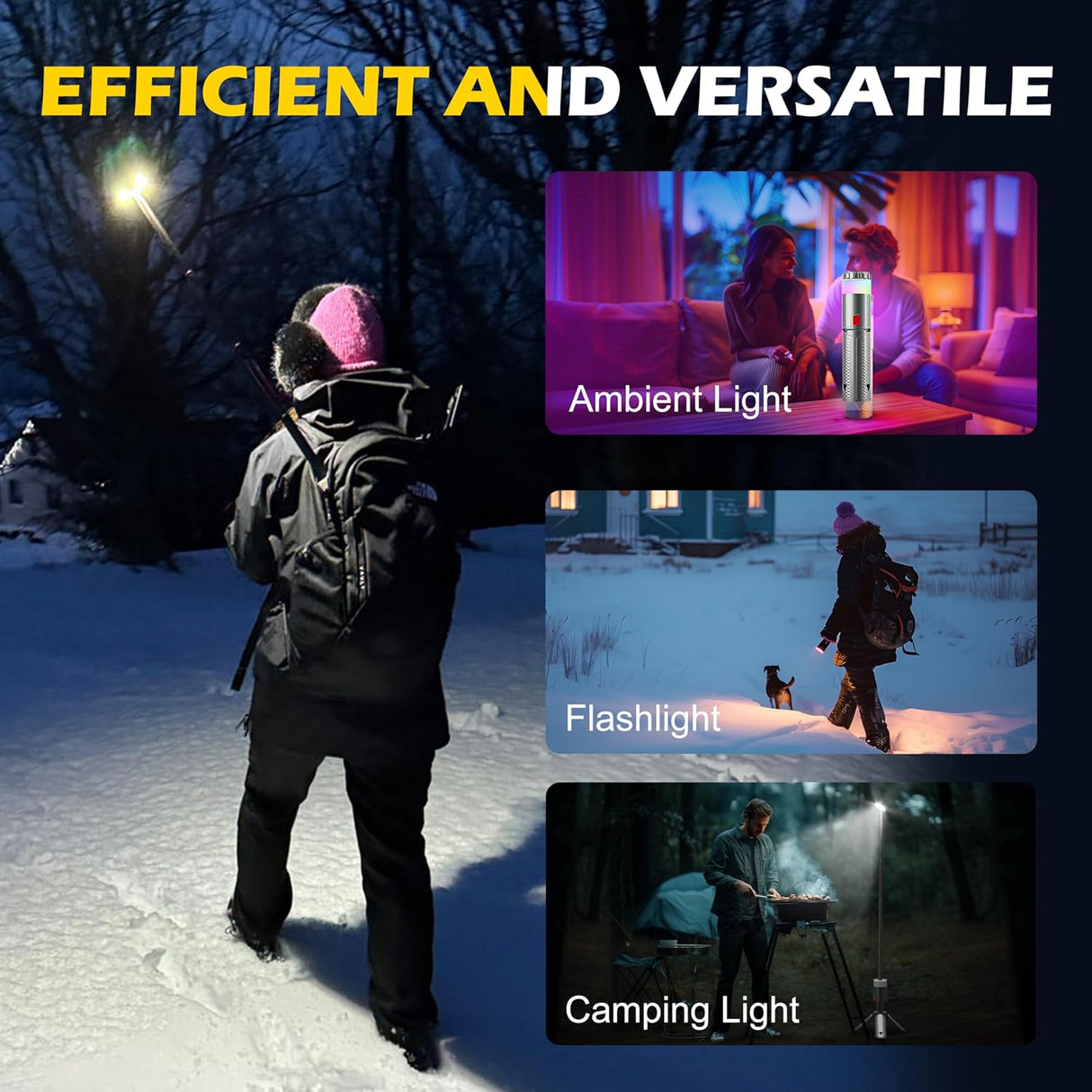 Multifunctional Telescopic Camping Light