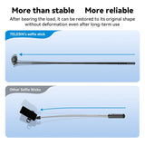 عصا سيلفي فائقة الطول من ألياف الكربون بطول 3 أمتار للكاميرات الرياضية والهواتف (الجيل الثالث) من TELESIN