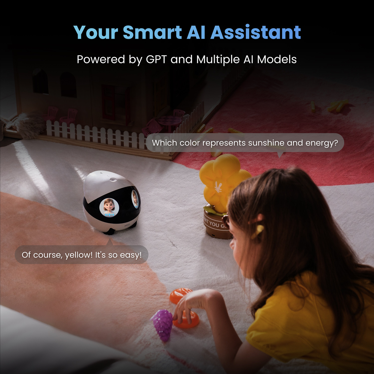 EBO Air 2 Plus Companion Robot – AI Home Assistant Robot with 3K Camera & Smart Auto Tracking by Enabot