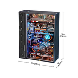 The Last City Marble Run Mechanical 3D Puzzle – Futuristic Steampunk Building Set by ROKR | 3D Puzzle | SASKA Trading