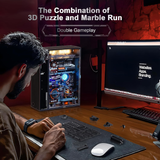 The Last City Marble Run Mechanical 3D Puzzle – Futuristic Steampunk Building Set by ROKR | 3D Puzzle | SASKA Trading