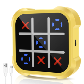 Tic Tac Toe Bolt Electronic Game Console – 3-in-1 Handheld Puzzle | Board Games | SASKA Trading