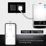 Timer setting Saska smart wall socket Double wifi