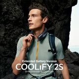 COOLiFY 2S Portable Neck Air Conditioner – Instant 360° Cooling, Wearable Fan with 28H Battery by Torras