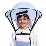Handsfree UV Protection Umbrella Hat for Outdoor Camping, Beach & Hajj – Foldable Waterproof Sun Hat with Storage Bag for Men & Women - SASKA UAE | SASKA.AE 