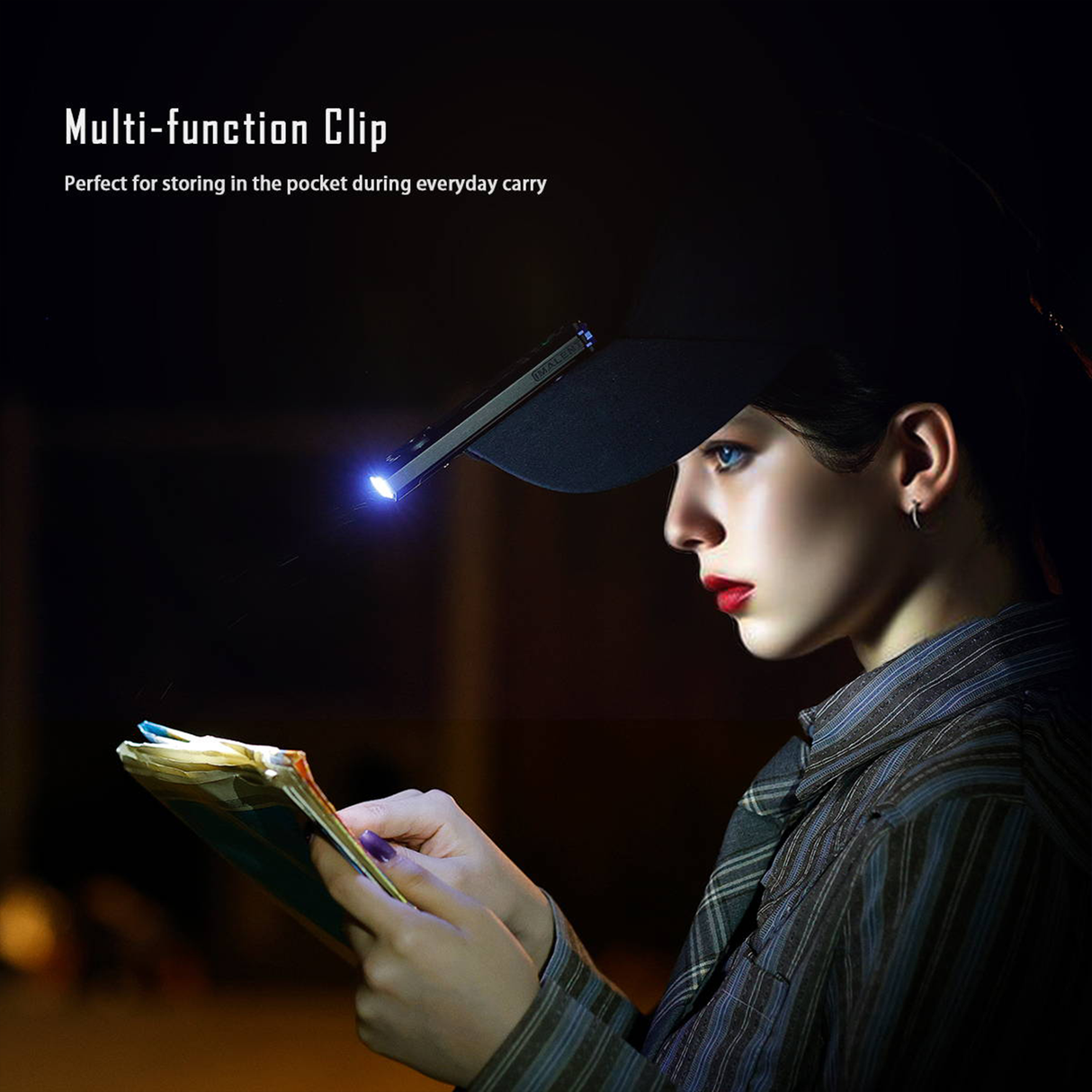 مصباح يدوي EDC فائق النحافة 4 في 1 GR35 – (2800 لومن، أبيض/أخضر/أشعة فوق البنفسجية + ضوء أحمر-أزرق) من IMALENT