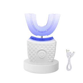 Ultrasonic U-Shaped Electric Toothbrush for Adults, Teeth Whitening Accelerator, Teeth Cleaner | Electric Toothbrush | SASKA Trading