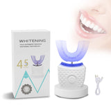 فرشاة أسنان كهربائية على شكل حرف U تعمل بالموجات فوق الصوتية للبالغين، معجلة لتبييض الأسنان، منظفة للأسنان