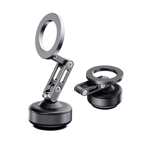 Vacuum Suction Magnetic Phone Holder X93 (Gray)