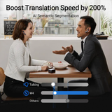 W4 AI Interpreter Earbuds with Bone Voiceprint Sensor by TIMEKETTLE | Translator Device | SASKA Trading