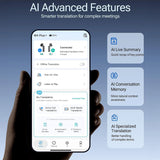 W4 Plus AI Real-Time Translation Earbuds with Bone Conduction by Timekettle, 52 Languages, 106 Accents, 13 Offline Language Packs, Two-Way Call & Video Translation