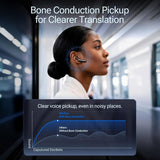 W4 Plus AI Real-Time Translation Earbuds with Bone Conduction by Timekettle, 52 Languages, 106 Accents, 13 Offline Language Packs, Two-Way Call & Video Translation