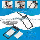 Waterproof Pouch for 7.2-inch Phone - Clear by Green Lion