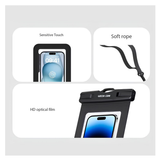Waterproof Pouch for 7.2-inch Phone - Clear by Green Lion