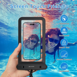 Waterproof Pouch for 7.2-inch Phone - Clear by Green Lion