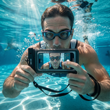 Waterproof Pouch for 7.2-inch Phone - Clear by Green Lion