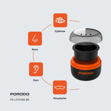 مجموعة إزالة الشعر بالشمع للنساء والرجال - سخان مزدوج، 50 غرام من حبيبات الشمع، سريع الذوبان من Porodo