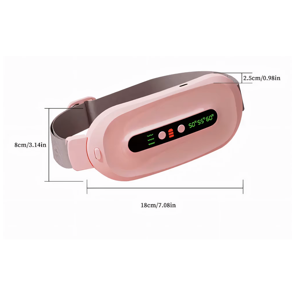 Cordless Wearable Heating Pad with Vibration Massage  Wearable Heating Pad SASKA Trading