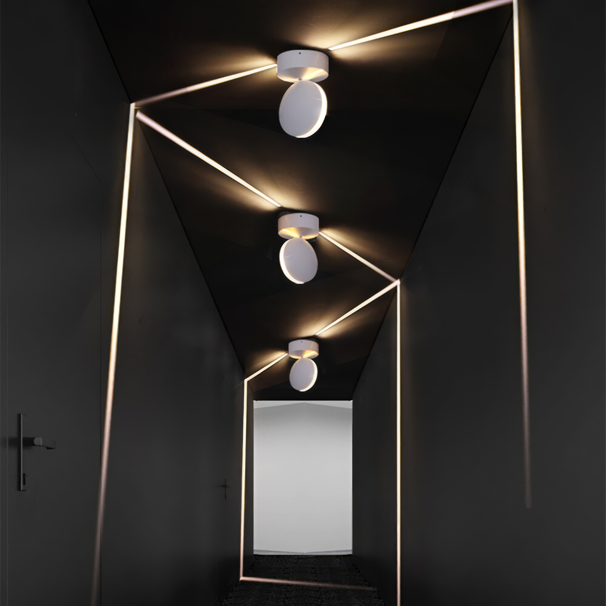 360° LED Window Sill Track Light 7W – Circular Wall & Window Frame Lamp, Energy-Efficient Ambient LED Lighting | LED Light | SASKA Trading