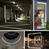 English: 360° LED Window Sill Track Light 5W – Modern Circular Wall & Window Frame Lamp | LED Light | SASKA Trading