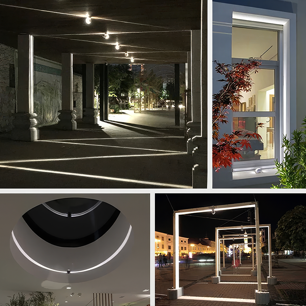 English: 360° LED Window Sill Track Light 5W – Modern Circular Wall & Window Frame Lamp | LED Light | SASKA Trading