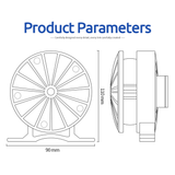 English: 360° LED Window Sill Track Light 5W – Modern Circular Wall & Window Frame Lamp | LED Light | SASKA Trading