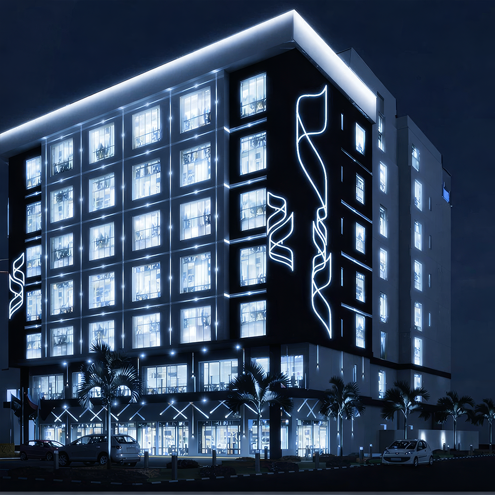 English: 360° LED Window Sill Track Light 5W – Modern Circular Wall & Window Frame Lamp | LED Light | SASKA Trading