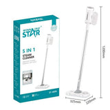 5-in-1 Upright Steam Cleaner 1500W with 400ml Water Tank, 13 Accessories, Fast Heat-Up & Foldable Design by Winning Star