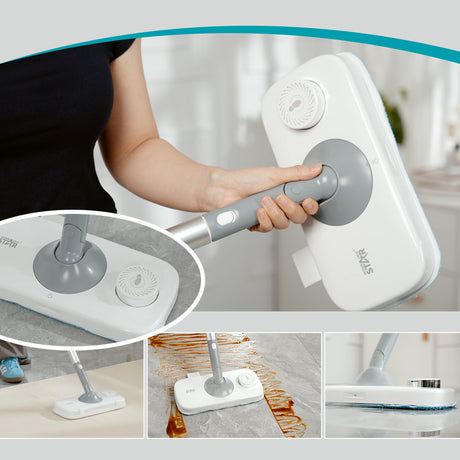 5-in-1 Upright Steam Cleaner 1500W with 400ml Water Tank, 13 Accessories, Fast Heat-Up & Foldable Design by Winning Star