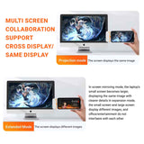 طقم مرسل ومستقبل لاسلكي HD بدقة 1080P ومعدل 60Hz – نظام عرض ومشاركة شاشة HDMI لاسلكي يعمل بالتوصيل المباشر بمدى يصل إلى 50 متر