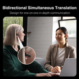 X1 AI Interpreter Hub – Multilingual Real-Time Translation Device with Standalone Operation & Earbuds by Timekettle