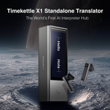 X1 AI Interpreter Hub – Multilingual Real-Time Translation Device with Standalone Operation & Earbuds by Timekettle