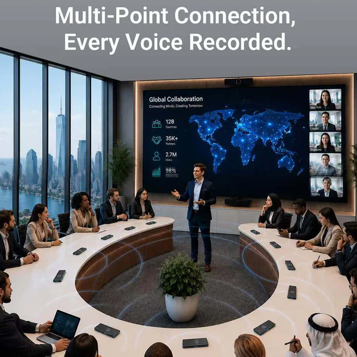 X1 Meeting Interpreter Hub - AI Translator with 52 Languages Real-Time Translation by Timekettle