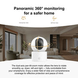 Mi Smart Camera C201 – 360° Home Security Camera with Night Vision, AI Motion Detection & Physical Lens Shielding by Xiaomi