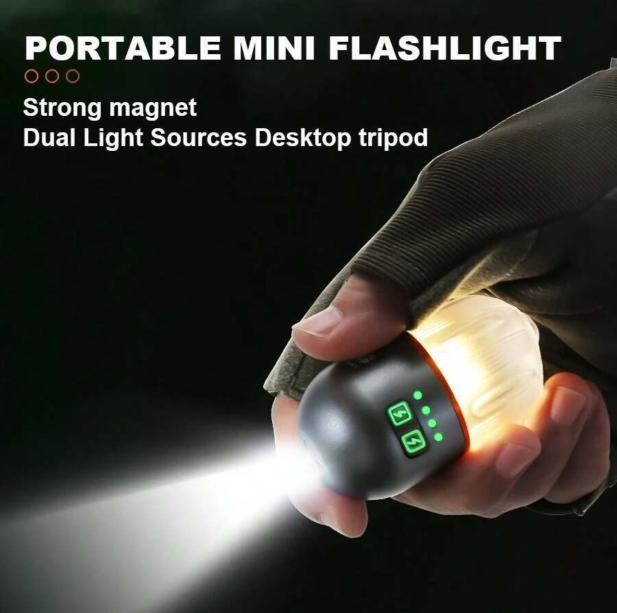 Yemao Rechargeable Multifunctional Mini Camping Flashlight YM-B81