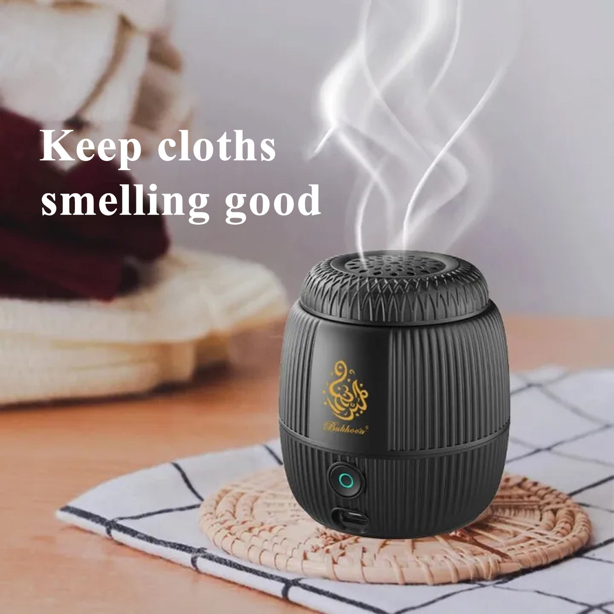 Portable Incense Burner - Car Electric Bukhoor Burning Holder