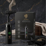 BK-82 Portable Electric Bakhoor & Oud Incense Burner, Cloths Head & Hair Comb 2-in-1 Rechargeable USB-C Mabkhara with 360° Rotatable Attachment, Ceramic Heating, Cordless Design