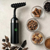 BK-82 Portable Electric Bakhoor & Oud Incense Burner, Cloths Head & Hair Comb 2-in-1 Rechargeable USB-C Mabkhara with 360° Rotatable Attachment, Ceramic Heating, Cordless Design