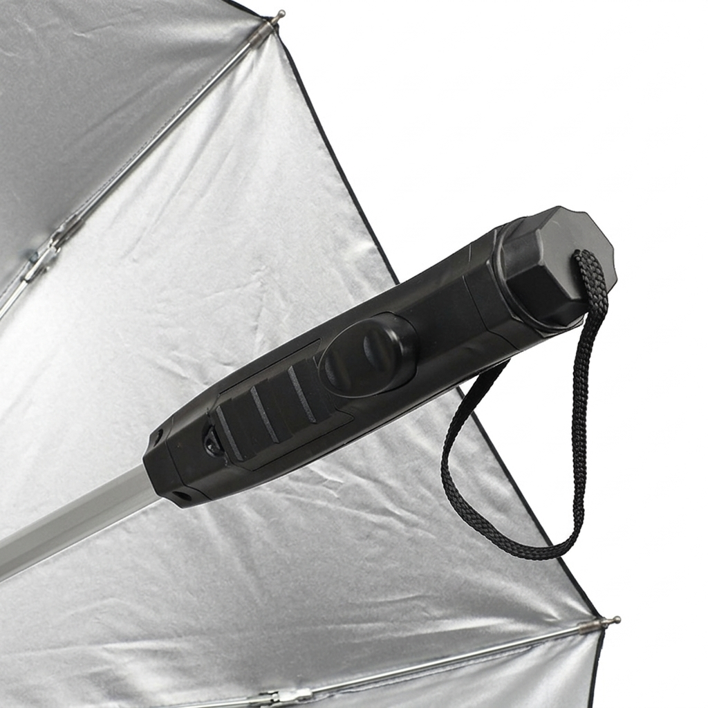 3-in-1 Cooling Sun Umbrella with Built-in Fan & Mist Sprayer