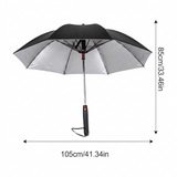 3-in-1 Cooling Sun Umbrella with Built-in Fan & Mist Sprayer