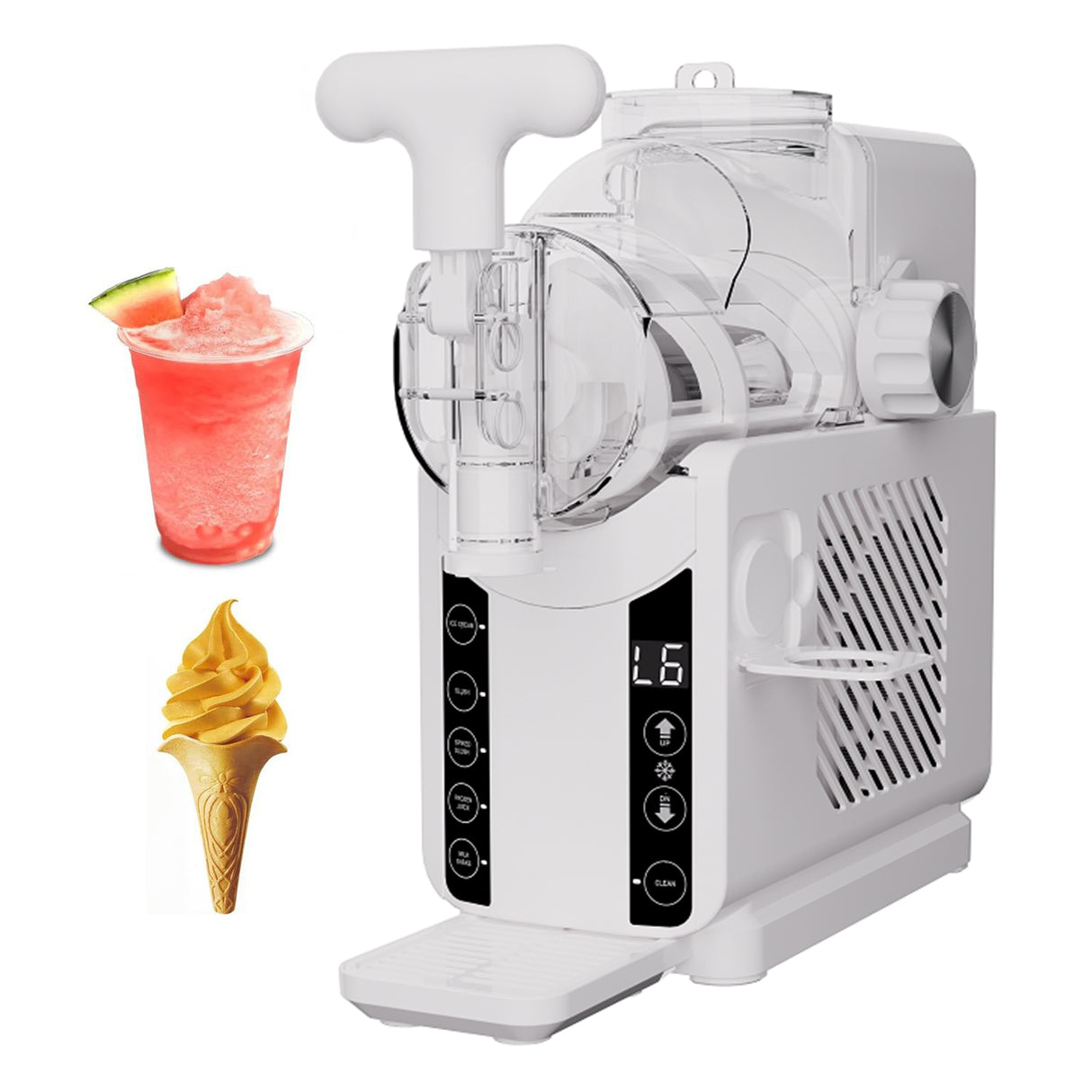Ice Cream and Frozen Drink Maker Machine, Healthy Slush Maker for Home DF-1650 by BLEU- Buy Now at saska uae dubai abu dhabi