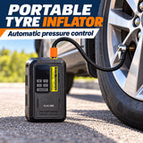 4-in-1 Portable Mini Car Jump Starter with Air Compressor, Emergency Powerbank and Flashlight BF-J06 by Blue fire