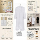 185cm Long Incense Burner Stand, Adjustable Height Bakhoor Burning Clothes Hanger Stand